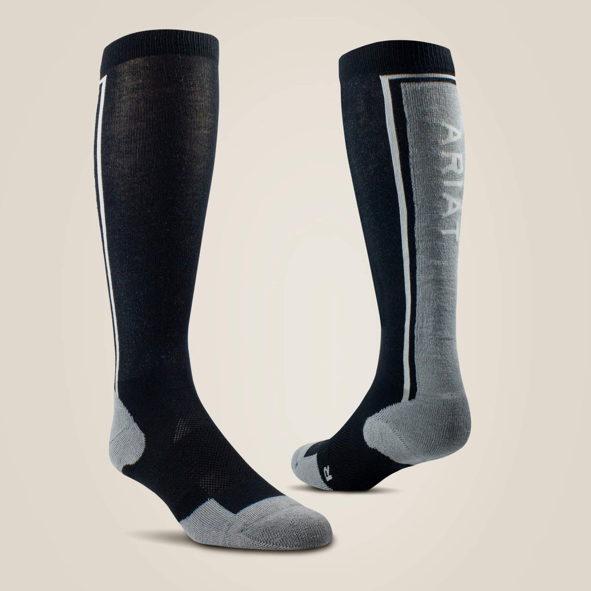 Ariat Unisexsex Ariattek Winter Slimline Socks #colour_black