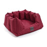 Shires Digby & Fox Nest Dog Bed #colour_maroon