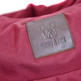 Shires Digby & Fox Nest Dog Bed #colour_maroon
