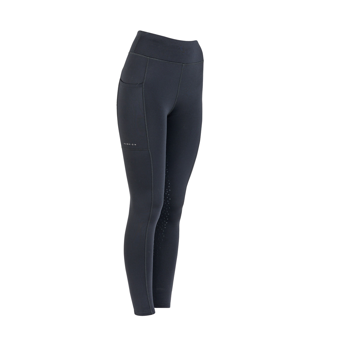 Shires Aubrion Ladies Shield Winter Riding Tights #colour_charcoal