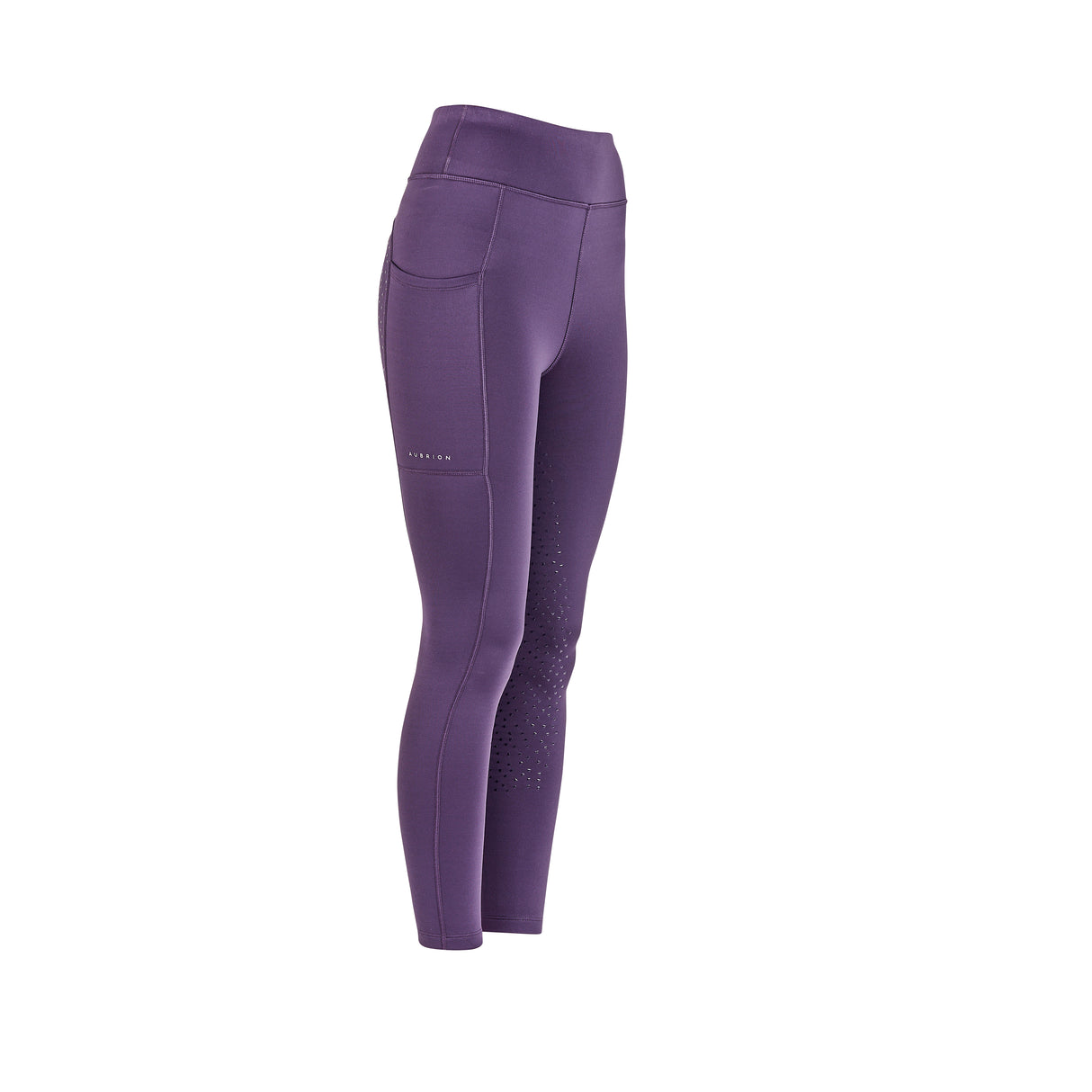 Shires Aubrion Ladies Shield Winter Riding Tights #colour_purple