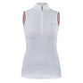 Shires Aubrion Arcaster Young Rider Sleeveless Shirt #colour_white