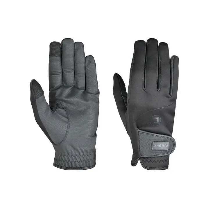 Dublin Everyday Softback Riding Gloves #colour_black
