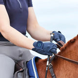 Dublin Everyday Bling Riding Gloves #colour_navy