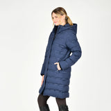 Weatherbeeta Ladies Helsinki Heat Seal Quilted Jacket #colour_navy-iris