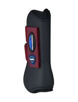 Tough-Tec Prime Open Front Boots #colour_black-maroon