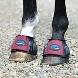 Weatherbeeta Tough-Tec Prime Rubber Bell Boots #colour_black-maroon