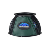 Weatherbeeta Tough-Tec Prime Rubber Bell Boots #colour_black-hunter-green
