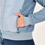 Dublin Ladies Insulated Hybrid Jacket #colour_blue-fog