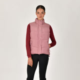 Dublin Ladies Puffer Body Warmer #colour_dusty-rose