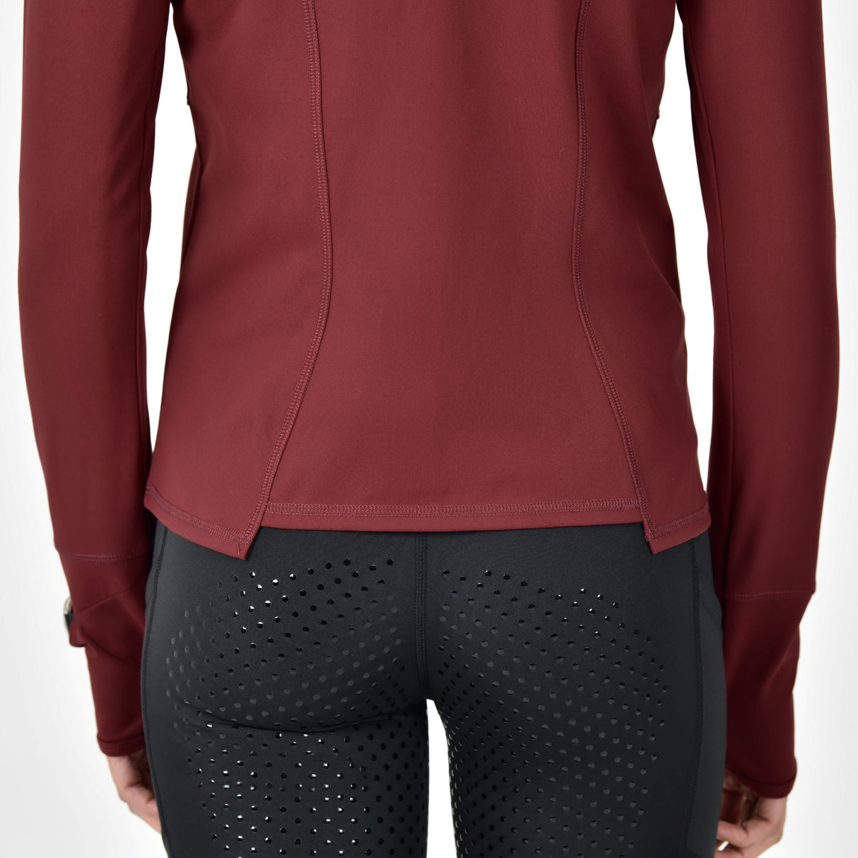 Dublin Ladies Versatile Fitted Zip Through Jacket #colour_cabernet