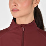 Dublin Ladies Versatile Fitted Zip Through Jacket #colour_cabernet