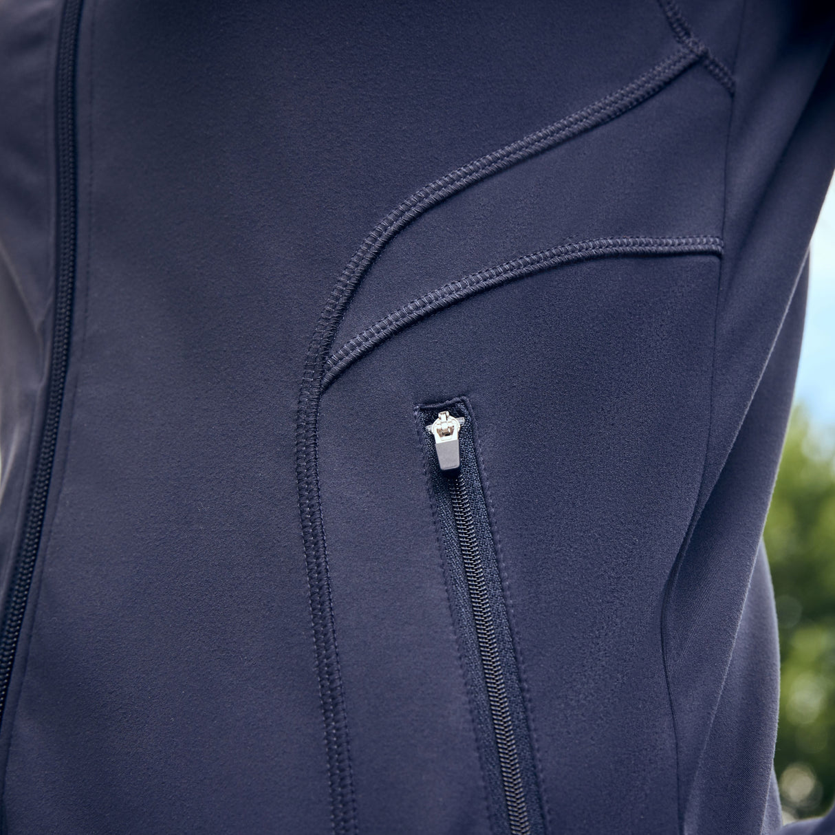 Dublin Ladies Versatile Fitted Zip Through Jacket #colour_navy