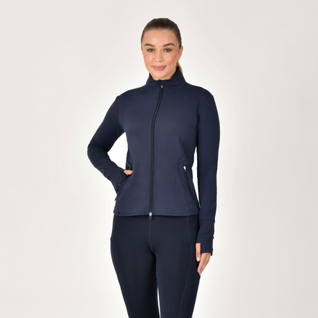 Dublin Ladies Versatile Fitted Zip Through Jacket #colour_navy