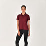 Dublin Ladies Cotton Pique Short Sleeve Polo #colour_cabernet