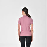 Dublin Ladies Cotton Pique Short Sleeve Polo #colour_dusty-rose
