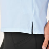 Dublin Ladies Cotton Pique Short Sleeve Polo #colour_sky-blue