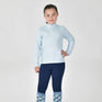 Dublin Children's Breathable Long Sleeve Riding Top #colour_sky-blue