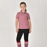 Dublin Children's Cotton Pique Short Sleeve Polo #colour_dusty-rose