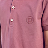 Dublin Children's Cotton Pique Short Sleeve Polo #colour_dusty-rose
