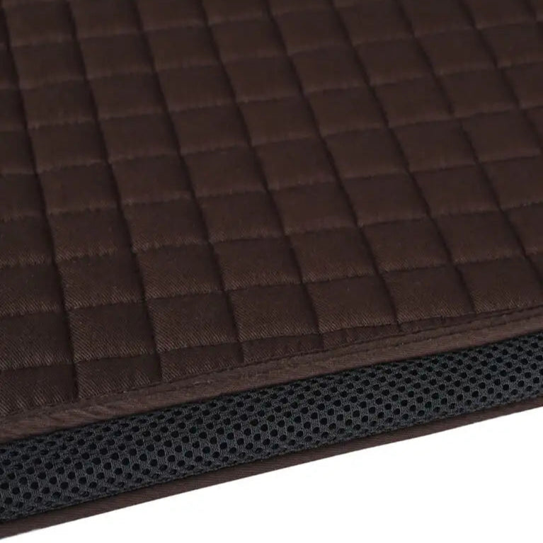 Weatherbeeta Prime Air-Tec Dressage Saddle Pad #colour_chocolate