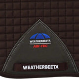 Weatherbeeta Prime Air-Tec Dressage Saddle Pad #colour_chocolate