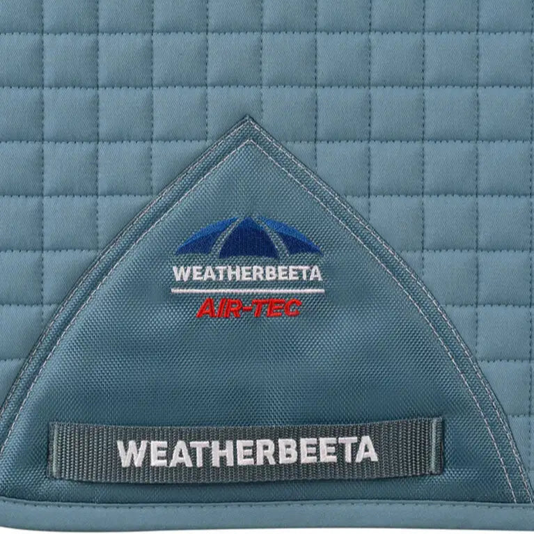 Weatherbeeta Prime Air-Tec Dressage Saddle Pad #colour_washed-denim