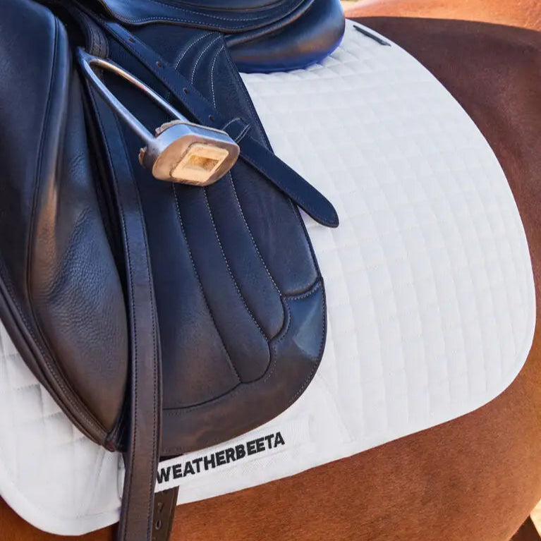 Weatherbeeta Prime Air-Tec Dressage Saddle Pad #colour_white