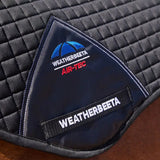 Weatherbeeta Prime Air-Tec Jump Shaped Saddle Pad #colour_black