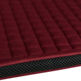 Weatherbeeta Prime Air-Tec Jump Shaped Saddle Pad #colour_burgundy