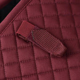 Weatherbeeta Prime Air-Tec Jump Shaped Saddle Pad #colour_burgundy