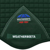 Weatherbeeta Prime Air-Tec Jump Shaped Saddle Pad #colour_forest-green