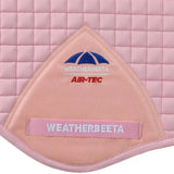 Weatherbeeta Prime Air-Tec Jump Shaped Saddle Pad #colour_light-pink