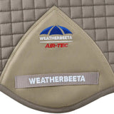 Weatherbeeta Prime Air-Tec Jump Shaped Saddle Pad #colour_natural-clay