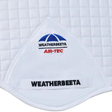Weatherbeeta Prime Air-Tec Jump Shaped Saddle Pad #colour_white