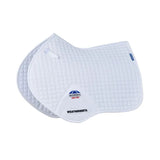 Weatherbeeta Prime Air-Tec Jump Shaped Saddle Pad #colour_white