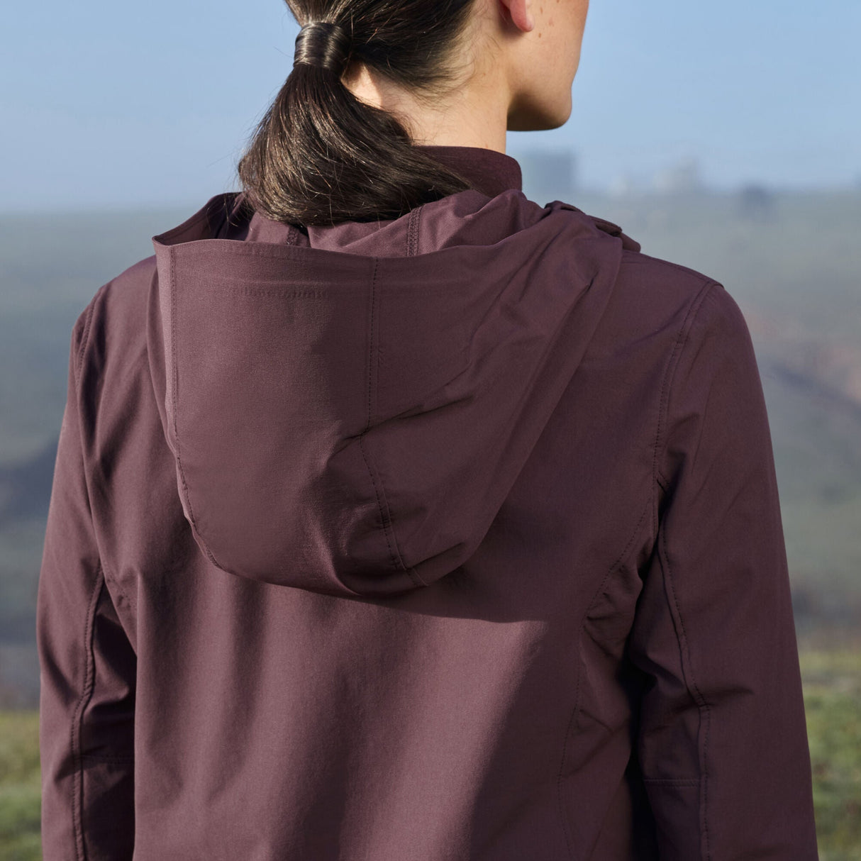 Weatherbeeta Ladies Abrasion Proof Stretch Riding Jacket #colour_mulberry