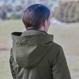 Weatherbeeta Ladies All Purpose Waterproof Longline Equestrian Jacket #colour_midnight-green