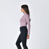 Weatherbeeta Ladies Bamboo Long Sleeve Performance Base Layer #colour_burnished-lilac