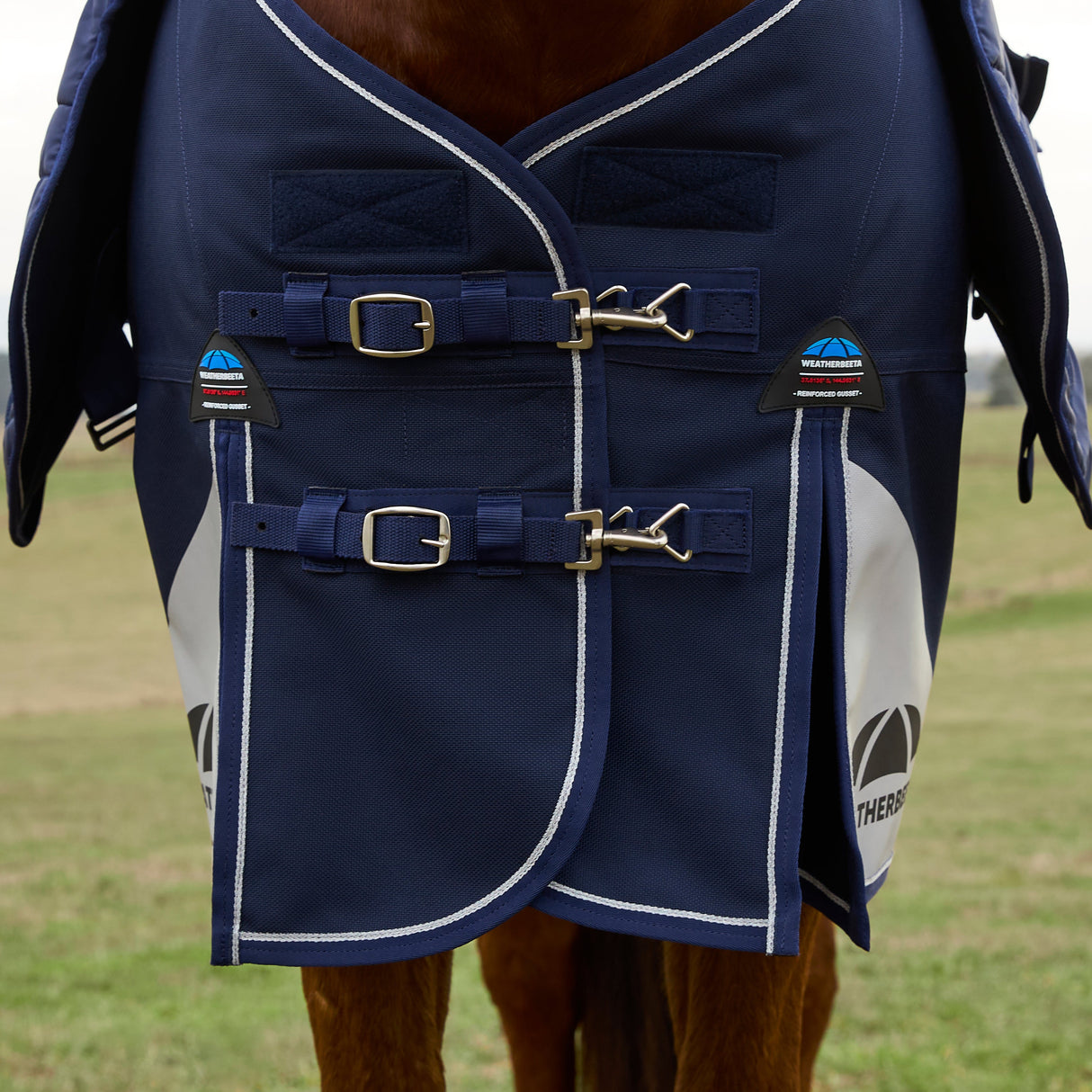 Weatherbeeta Comfitec Ultra 100G Detach-A-Neck Turnout #colour_navy