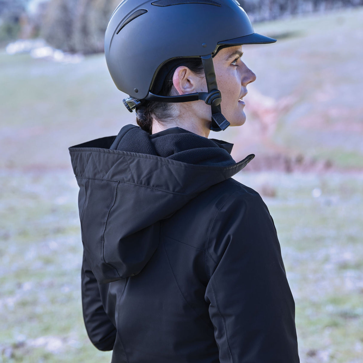 Weatherbeeta Ladies Protect Jacket With High Neck #colour_black