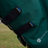 Weatherbeeta Comfitec Plus Dynamic 100G Detach-A-Neck Turnout #colour_forest-green-navy