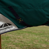 Weatherbeeta Comfitec Plus Dynamic 100G Detach-A-Neck Turnout #colour_forest-green-navy