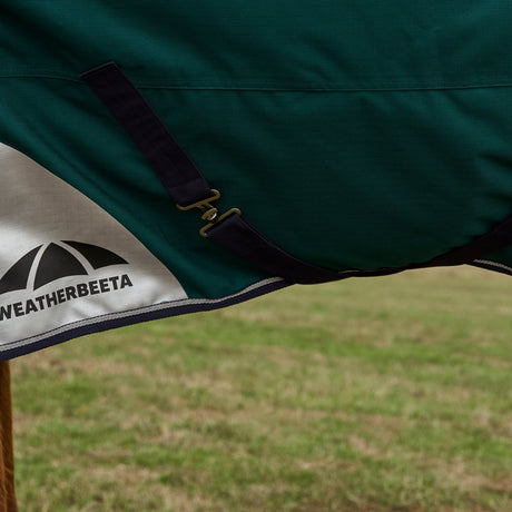Weatherbeeta Comfitec Plus Dynamic 0G Detach-A-Neck Turnout #colour_forest-green-navy