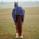 Weatherbeeta Comfitec Tyr Combo Neck Turnout #colour_navy-charcoal