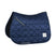 Weatherbeeta Satin Luxe Air-Tec Euro Jump Shaped Saddle Pad #colour_navy