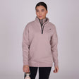 Shires Aubrion React Ladies Half Zip Sweatshirt #colour_sand