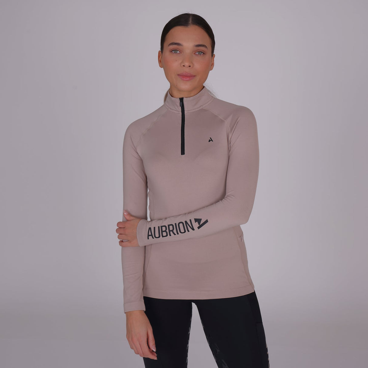 Shires Aubrion React Ladies Winter Base Layer #colour_sand