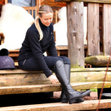 Shires Aubrion React Ladies Half Zip Fleece #colour_shadow