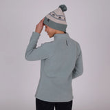 Shires Aubrion React Ladies Half Zip Fleece #colour_sage